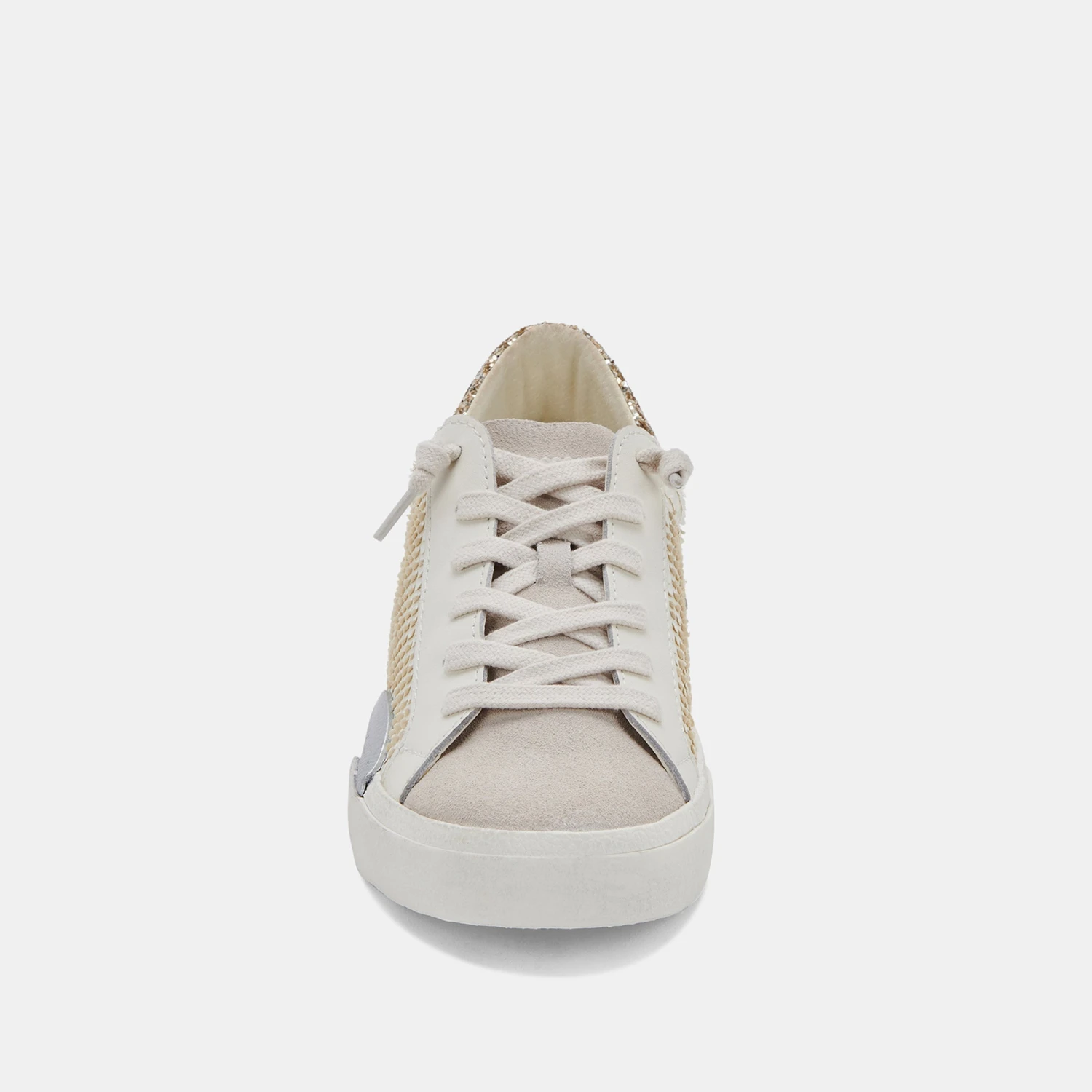 ZINA SNEAKERS OFF WHITE EMBOSSED LEATHER - Image 6