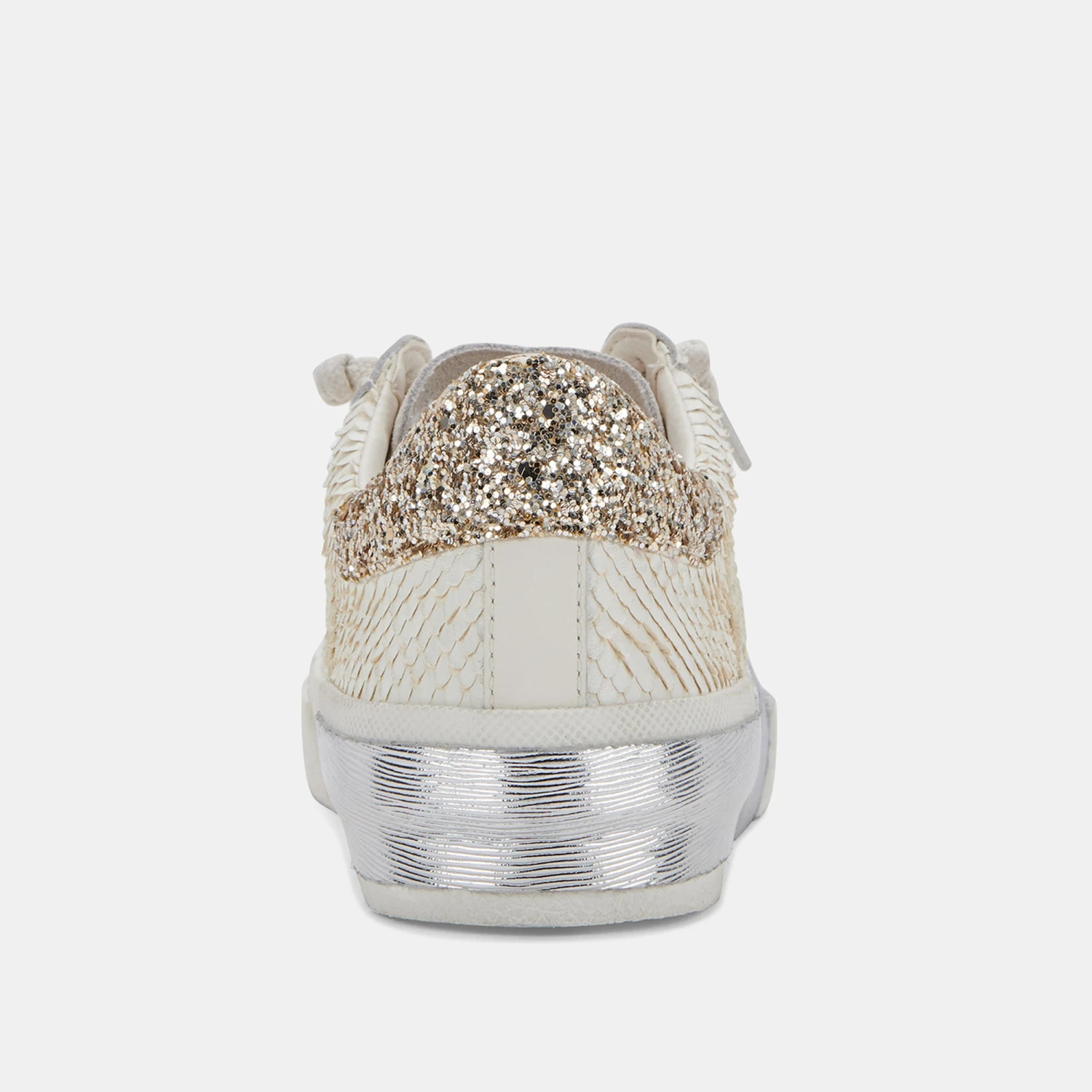 ZINA SNEAKERS OFF WHITE EMBOSSED LEATHER - Image 7