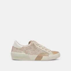Dolce Vita ZINA SNEAKERS SAND EMBOSSED LEATHER