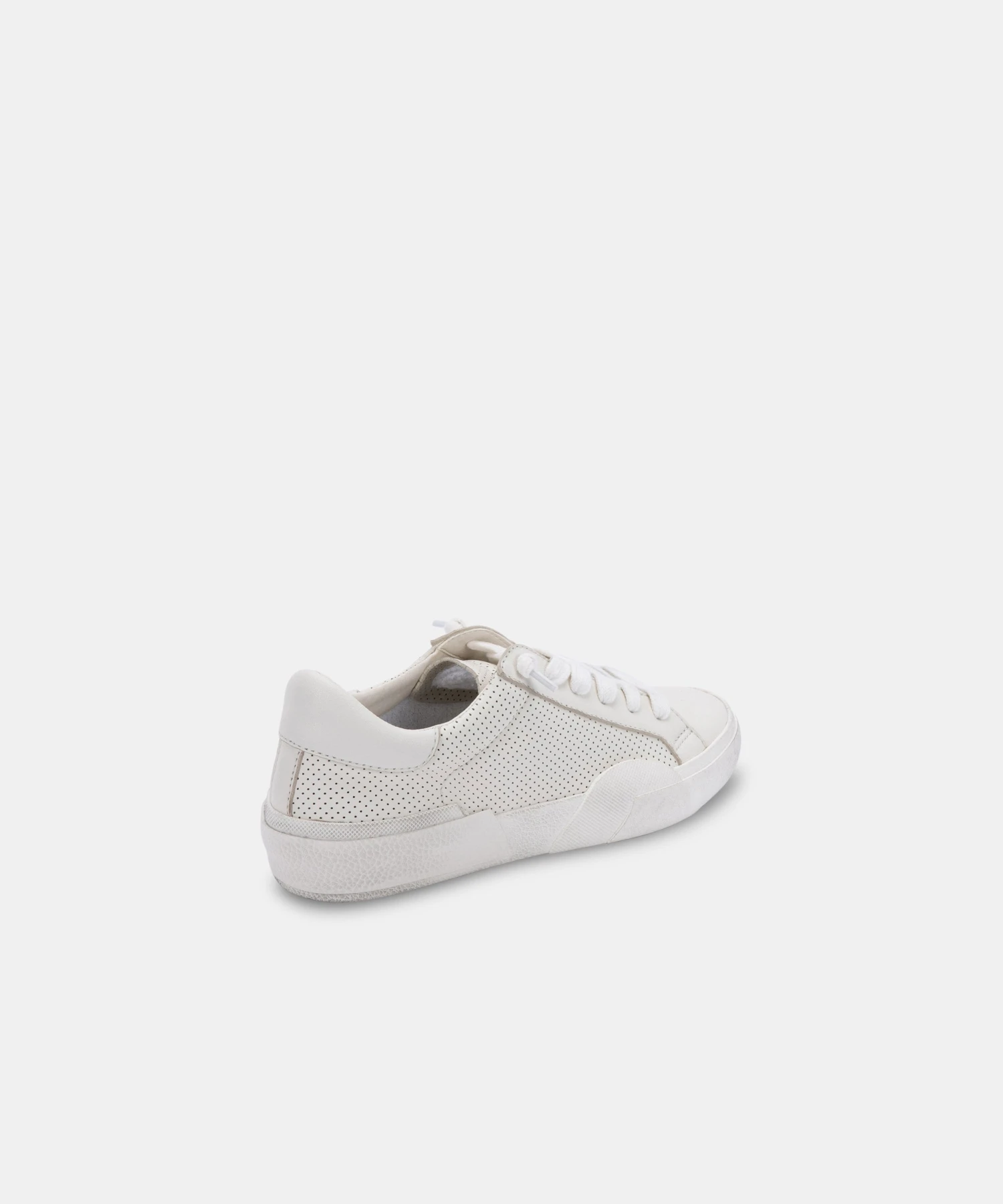 ZINA SNEAKERS WHITE PERFORATED LEATHER - Image 5