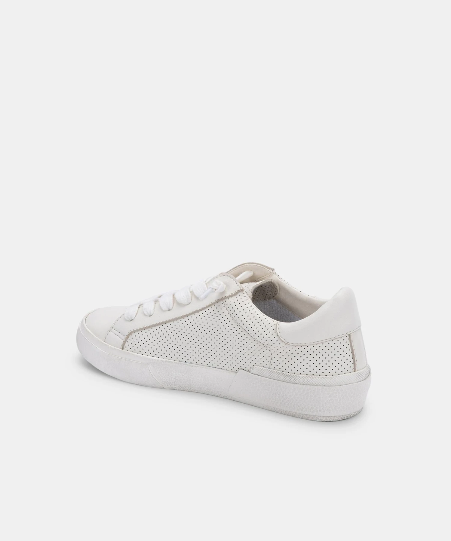 ZINA SNEAKERS WHITE PERFORATED LEATHER - Image 7
