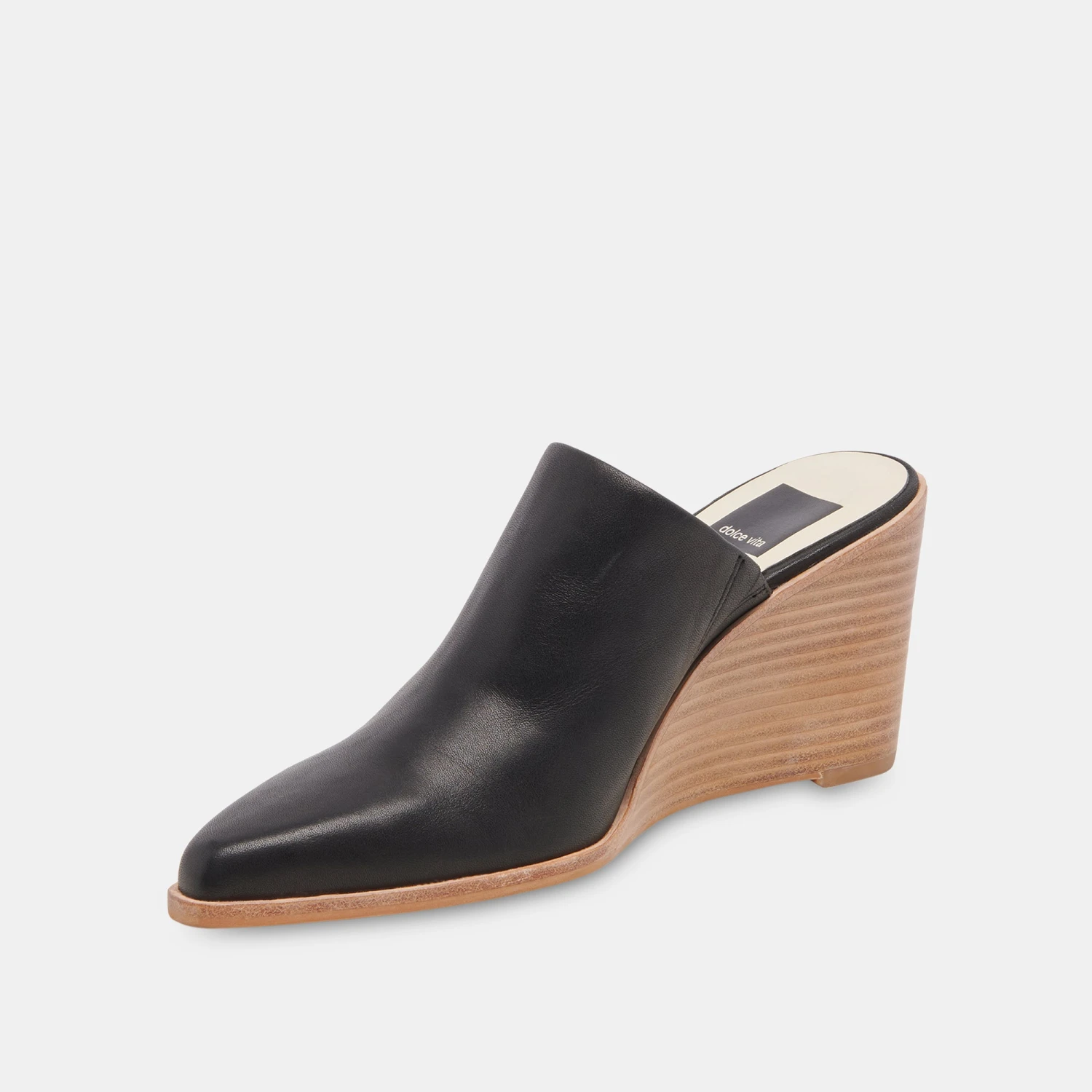 Dolce Vita BEEMA MULES BLACK LEATHER - Image 6