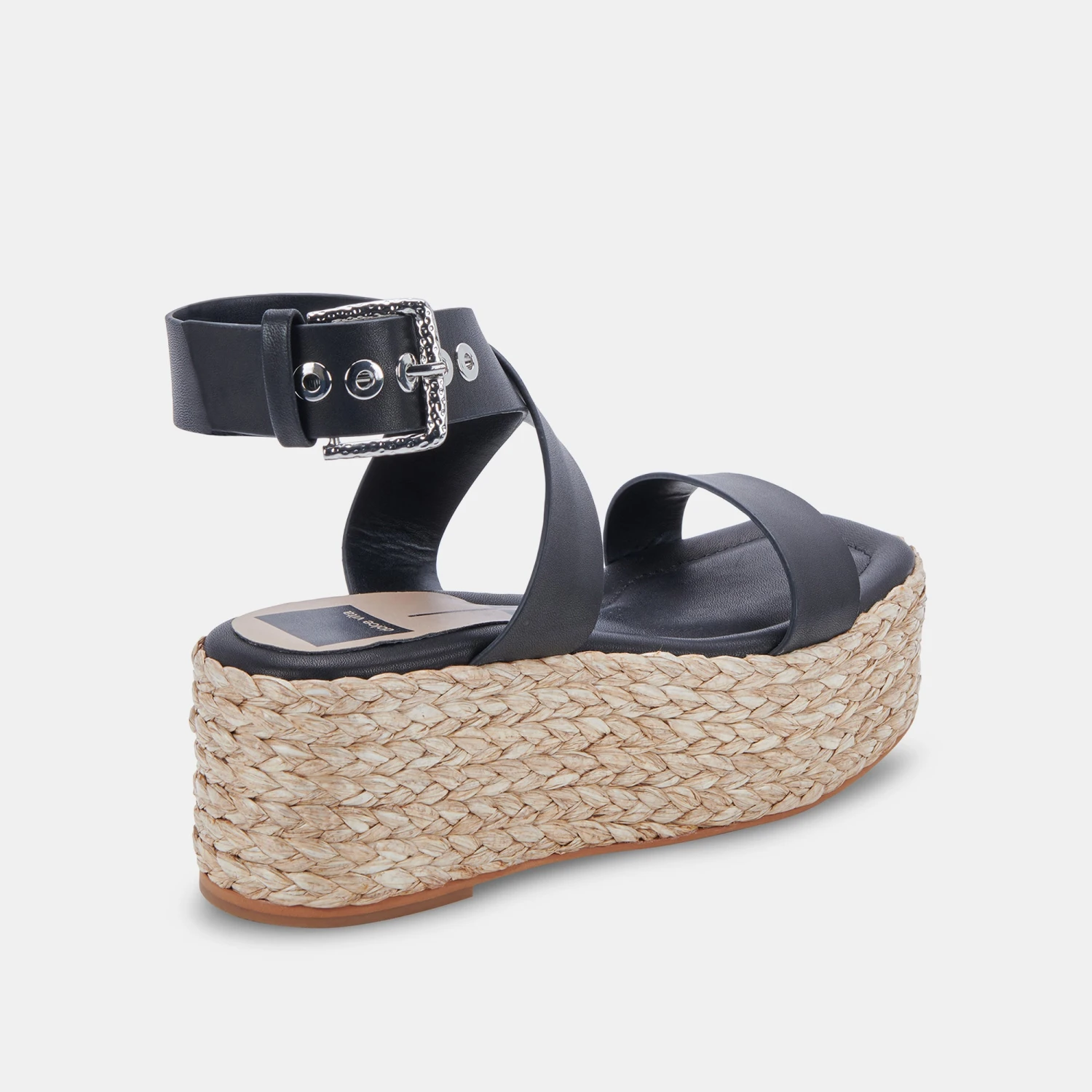 CANNES SANDALS BLACK LEATHER - Image 3