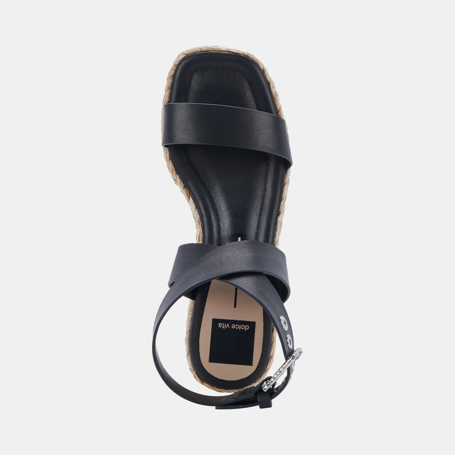 CANNES SANDALS BLACK LEATHER - Image 8