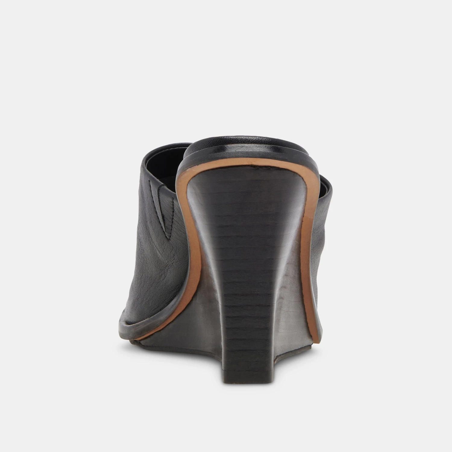 Dolce Vita GILDED WEDGES BLACK LEATHER - Image 7