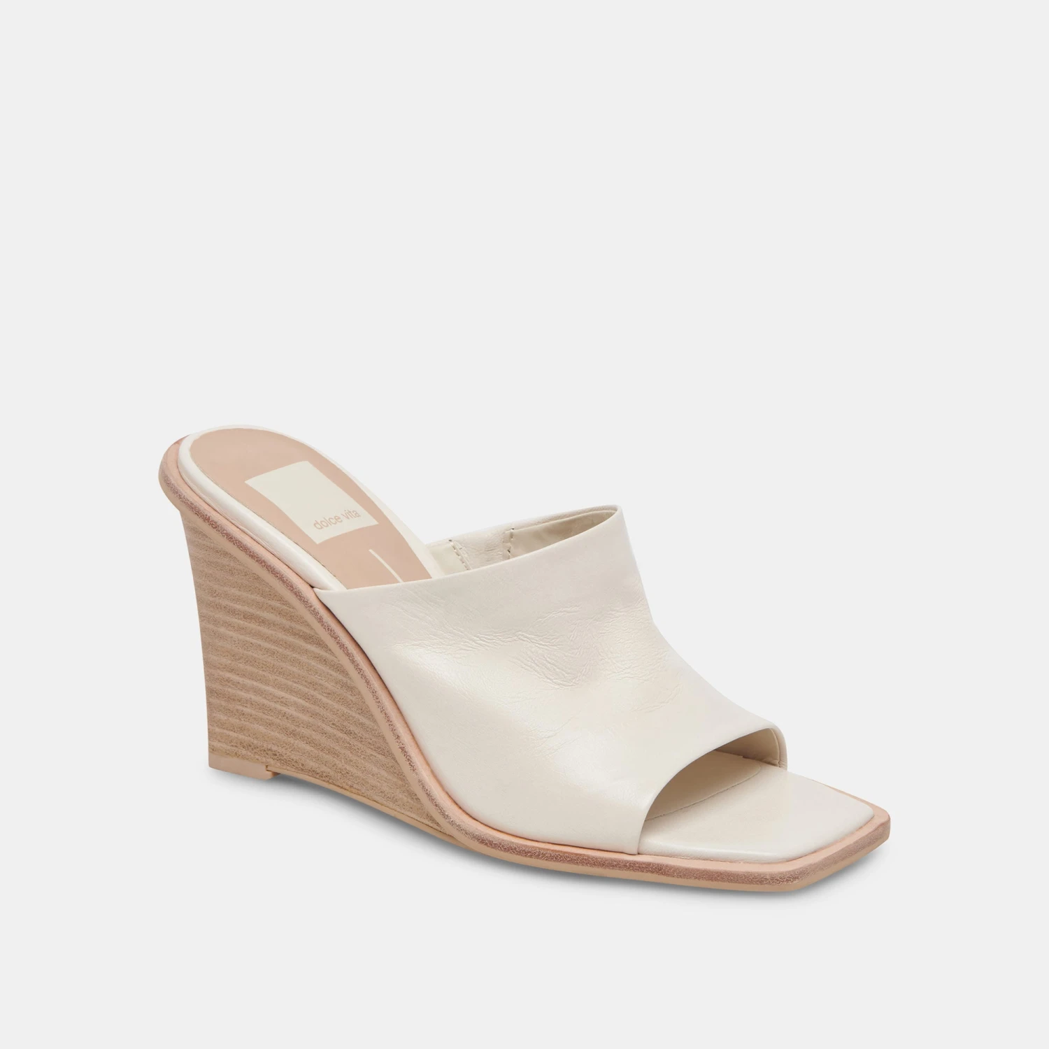Dolce Vita GILDED WEDGES IVORY LEATHER - Image 2