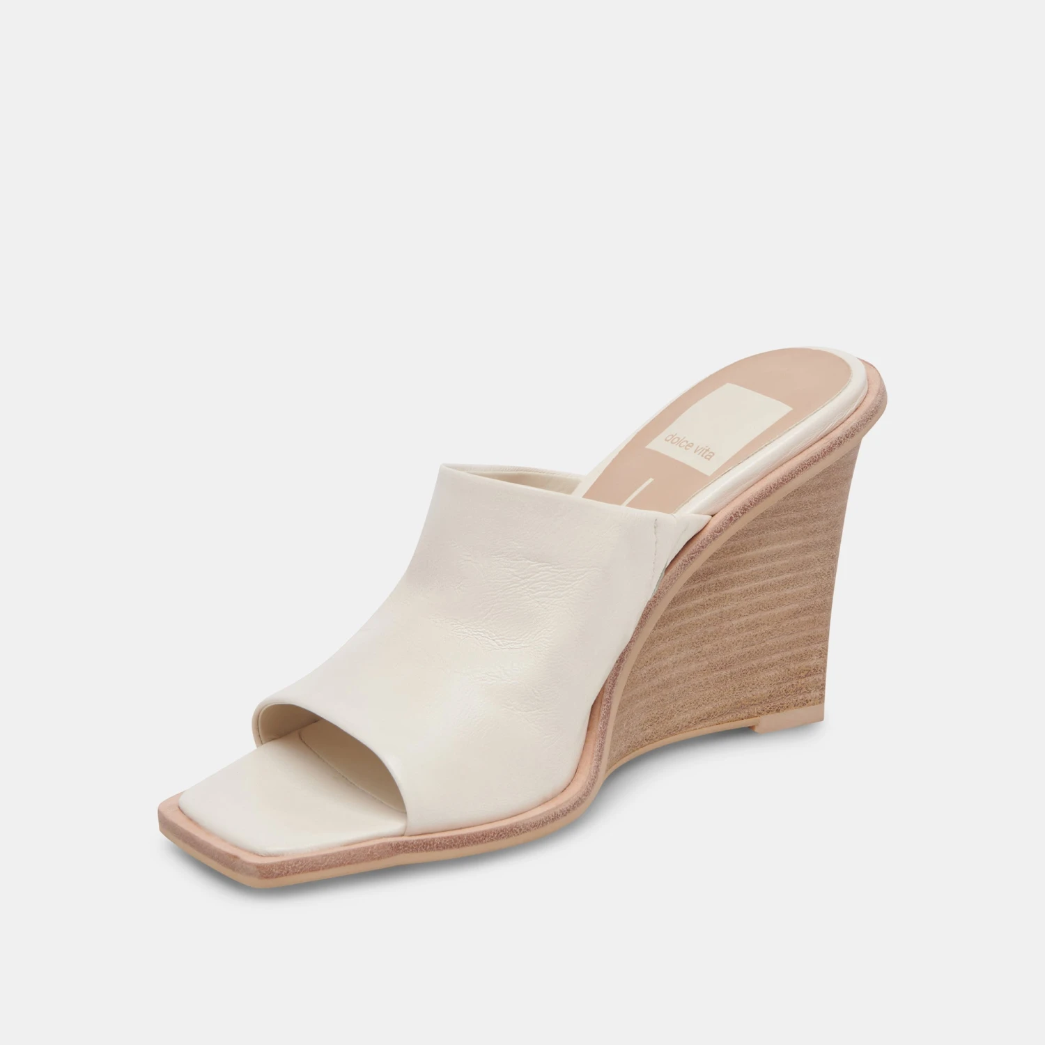 Dolce Vita GILDED WEDGES IVORY LEATHER - Image 4
