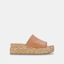 PABLOS SANDALS HONEY LEATHER
