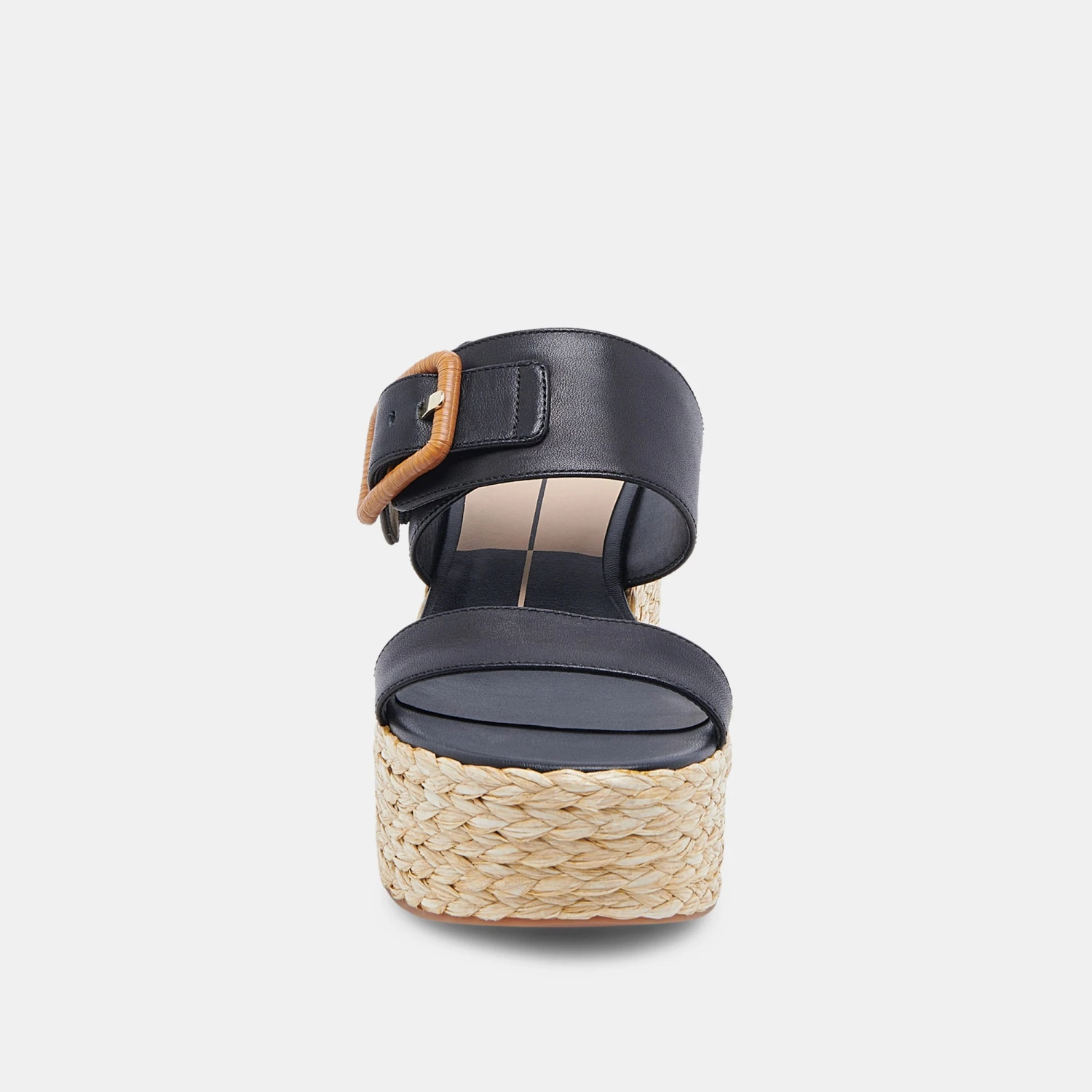 THORIN WEDGES BLACK LEATHER - Image 6