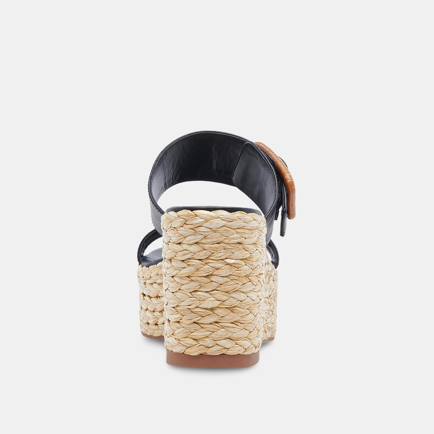 THORIN WEDGES BLACK LEATHER - Image 7