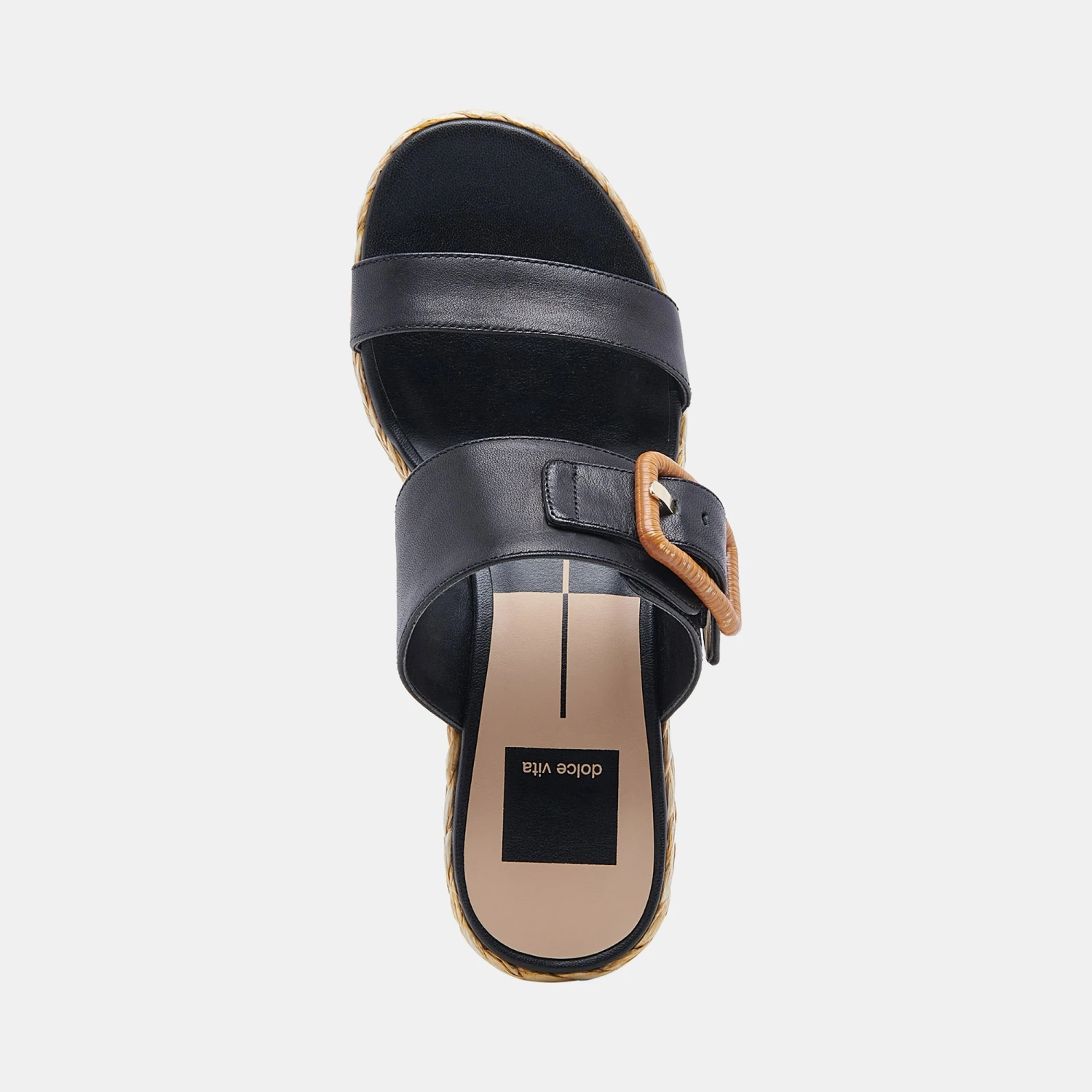 THORIN WEDGES BLACK LEATHER - Image 8