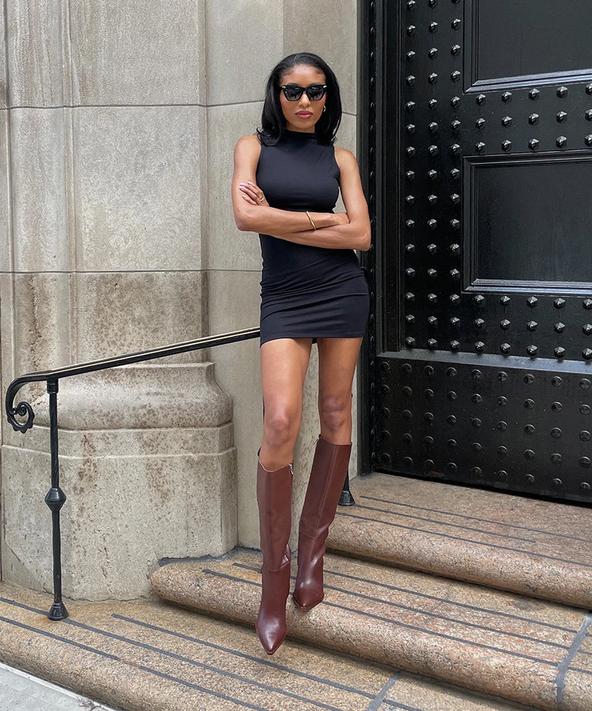 Dolce Vita AUGGIE BOOTS CHOCOLATE DRITAN LEATHER - Image 2