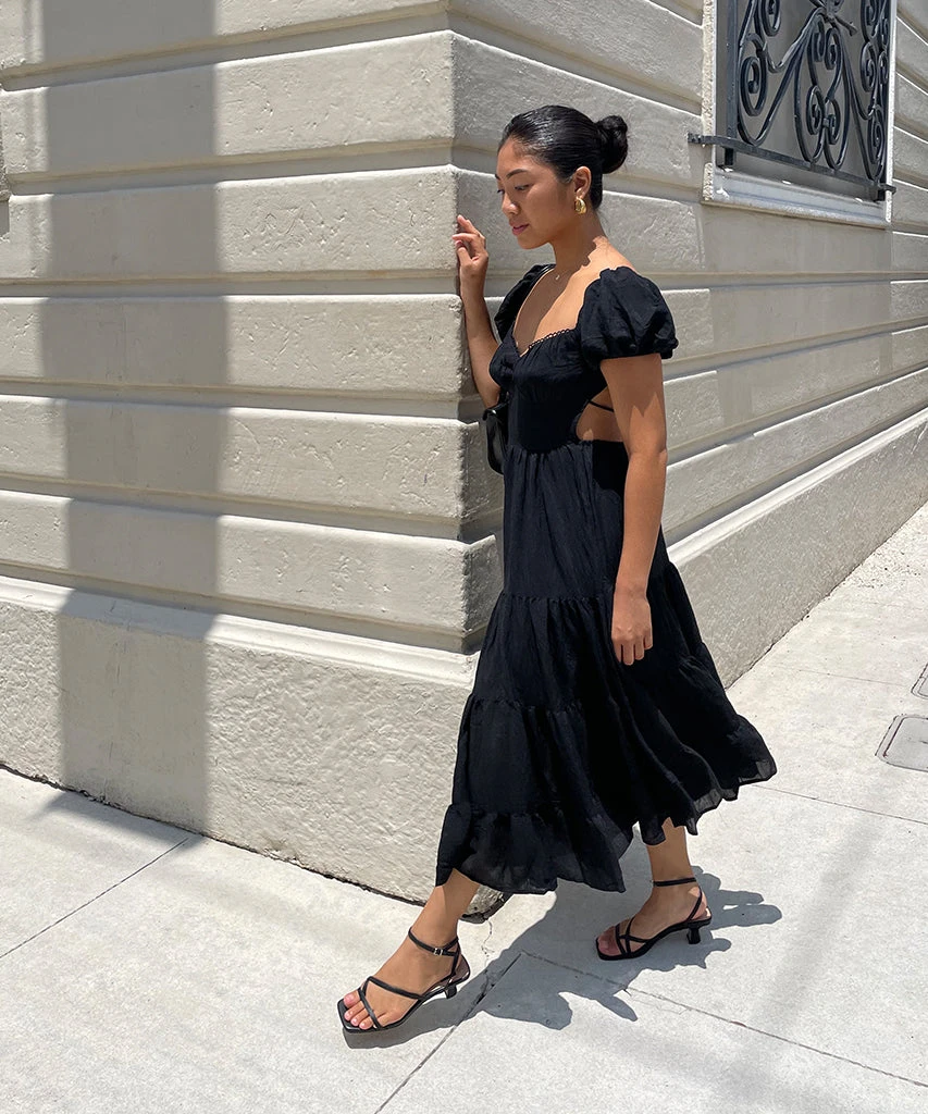 BAYLOR HEELS BLACK LEATHER - Image 2