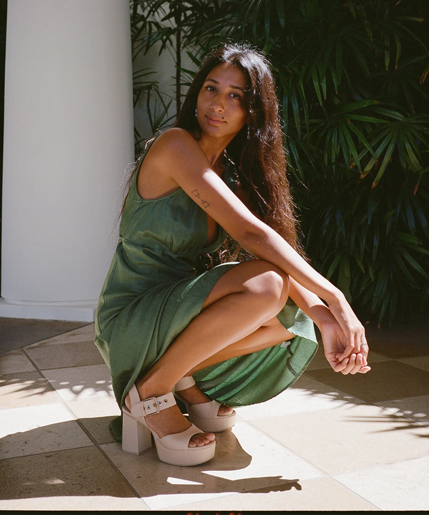 BOBBY HEELS NATURAL RAFFIA - Image 4