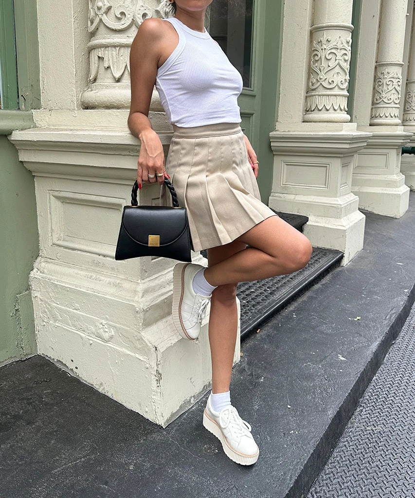 TIGER SNEAKERS WHITE LEATHER - Image 2