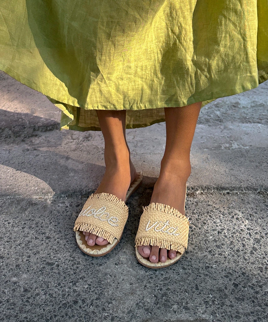 Dolce Vita CAMINO SANDALS LT NATURAL RAFFIA - Image 4