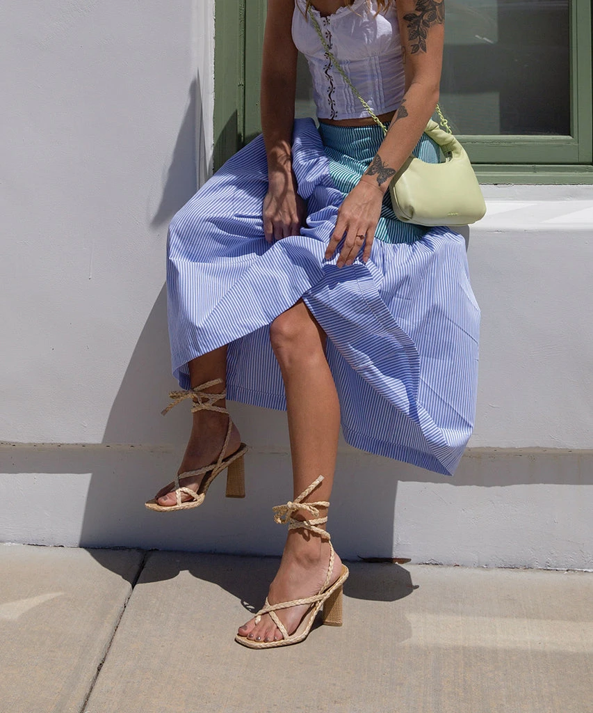 JOELLE HEELS LT NATURAL RAFFIA - Image 4