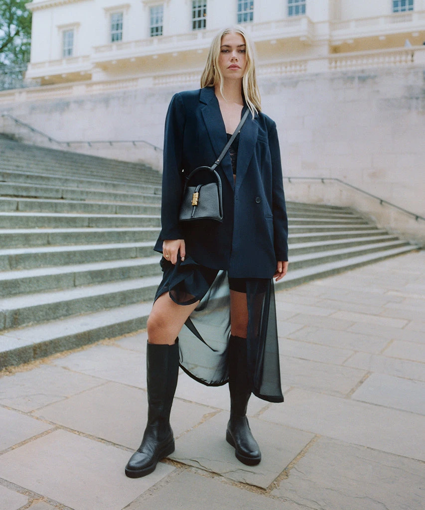 EAMON H2O BOOTS BLACK LEATHER - Image 2