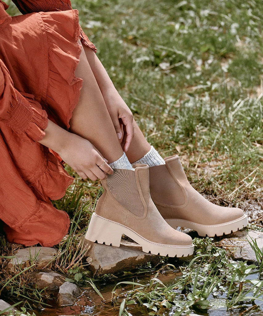 HAWK H20 WIDE BOOTIES MUSHROOM SUEDE - Image 2